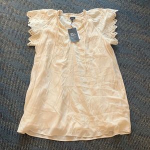 Who What Wear Cream Dress